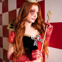 Lenjerie erotică 3 piese LEG AVENUE Hot Royal Queen, costum sexy regină pentru roleplay, top, chiloți cu portjartier, coroană, mărime L