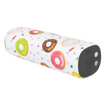 Vibrator tip Bullet LoveToys - Donut Massager, pentru stimularea clitorisului, 8.5 cm, alb