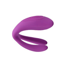 Vibrator Loving Joy - Duet Remote Control, ideeal pentru cupluri, 10.5 cm, mov