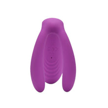 Vibrator Loving Joy - Duet Remote Control, ideeal pentru cupluri, 10.5 cm, mov