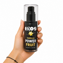 Lubrifiant Eros Power Fruit, foarte alunecos, pe bază mixtă, aromă Vanilie, 125 ml
