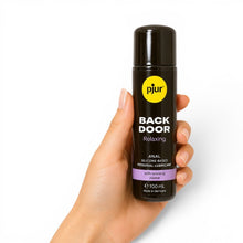 Lubrifiant anal pe bază de silicon PJUR Back Door Relaxing, cu Jojoba, testat dermatologic, compatibil cu prezervative, 100 ml