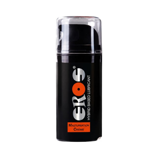 Lubrifiant cremă Eros Masturbation, Hibrid, pe bază de apă și silicon, 100 ml