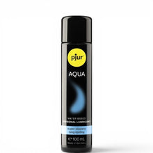 Lubrifiant pe bază de apă PJUR Aqua, fără gust și miros, testat dermatologic, compatibil cu prezervative și jucării erotice, 100 ml