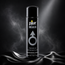 Lubrifiant pe bază de silicon PJUR Man Premium EXTREME, pentru bărbați, fără parfum și parabeni, compatibil cu prezervative și jucării erotice, 100 ml