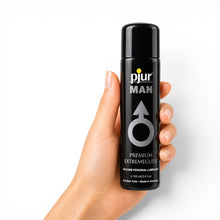 Lubrifiant pe bază de silicon PJUR Man Premium EXTREME, pentru bărbați, fără parfum și parabeni, compatibil cu prezervative și jucării erotice, 100 ml