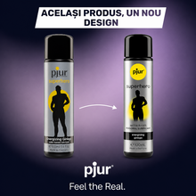 Lubrifiant premium stimulare Pjur SuperHero Ginkgo, pentru barbati, 100 ml