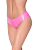 Chilot sexy MAGIC SILK Low Rise Boy Short, design cheeky cu material lucios, culoare roz, mărime S/M