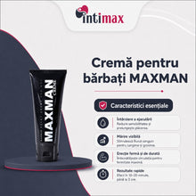 Cremă MAXMAN Creme, pentru întârzierea ejaculării, erecții puternice și mărirea penisului, 60 ml