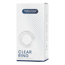 Inel pentru penis MEDICA-GROUP Clear Ring, pentru stimularea erecției, din TPR flexibil, diametru 2 cm, transparent