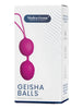 Bile kegel MEDICA-GROUP Geisha Balls, pentru tonifierea mușchilor pelvieni, din silicon, rezistente la apă, roz