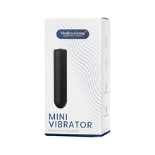 Stimulator clitoris MEDICA-GROUP Mini Vibrator, din silicon, cu vibrații silențioase, rezistent la apă, negru
