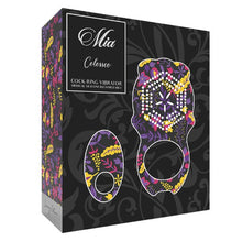 Inel vibrator MIA - COLOSSEO COCK RING, pentru extensia penisului si stimularea clitorisului, controlat prin telecomanda, din silicon, negru