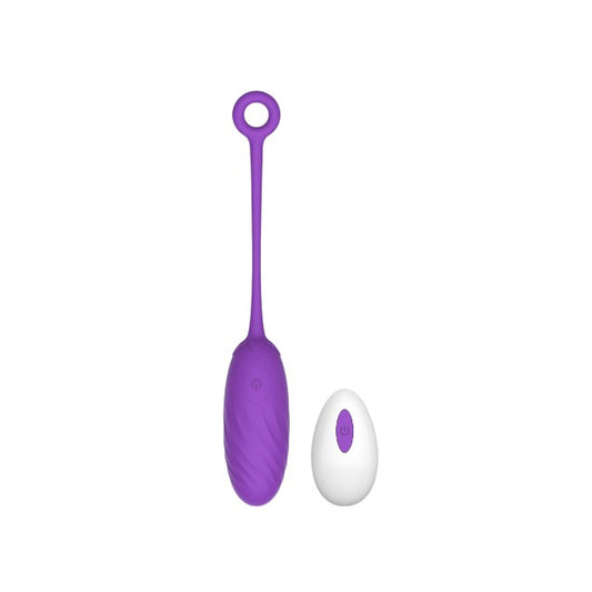 Ou vibrator MINA Celeste Love Egg, control prin telecomandă, 10 funcții de vibrație, rezistent la apă, mov