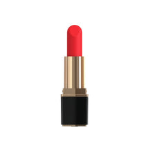Stimulator clitoris MINA Glossy Lipstick Vibrator, în formă de ruj, 10 funcții de vibrație, rezistent la apă IPX7, negru cu roșu