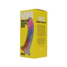 Dildo LovingJoy MINA IRIDESCENT Silicone Dildo, bază cu ventuză pentru fixare, lungime inserabilă 15 cm, multicolor