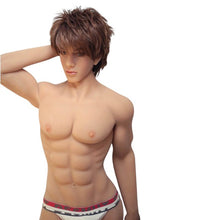 Păpușă masculină realistă pentru sex MISTRESS Daniel Love Doll, șaten, conține 2 dildo-uri de 18 cm, înălțime 1.60 cm, 45 kg