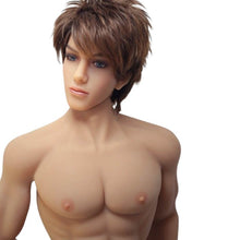 Păpușă masculină realistă pentru sex MISTRESS Daniel Love Doll, șaten, conține 2 dildo-uri de 18 cm, înălțime 1.60 cm, 45 kg
