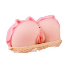 Masturbator manual MISTRESS School Girl, pentru simulare anală și vaginală realistă, material TPE, culoarea pielii, design cu fustă roz