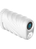 Masturbator MONROE Bullet Vibrating Masturbating Stroker, cu 2 orificii, vibrator bullet inclus, 9 funcții de vibrație, alb