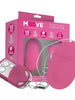 Ou vibrator INTOYOU MOOVE Remote Medium Egg Vibrator, cu control prin telecomandă, 10 funcții de vibrație, rezistent la apă, roz