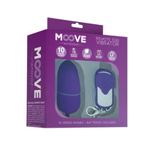 Ou vibrator INTOYOU MOOVE Remote Medium Egg Vibrator, cu control prin telecomandă, 10 funcții de vibrație, rezistent la apă, mov