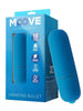 Vibrator bullet INTOYOU MOOVE, pentru stimularea clitorisului, 10 funcții de vibrație, rezistent la apă, culoarea albastru