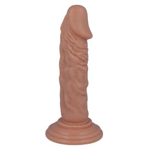 Dildo realistic MR INTENSE 3 Realistic Cock, senzatie catifelata asemanatoare pielii, hipoalergenic, culoarea pielii, 16.2 cm