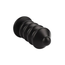 Plug anal MR. STEEL Ass Blaster Medium, în formă de șurub, diametru 5 cm, lungime 10.8 cm (mediu), negru