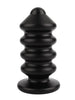 Plug anal MR. STEEL Ass Blaster Medium, în formă de șurub, diametru 5 cm, lungime 10.8 cm (mediu), negru