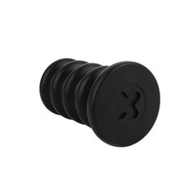 Plug anal MR. STEEL Ass Blaster Small, în formă de șurub, diametru 3.8 cm, lungime 9 cm (mic), negru