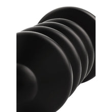 Plug anal MR. STEEL Ass Blaster Small, în formă de șurub, diametru 3.8 cm, lungime 9 cm (mic), negru