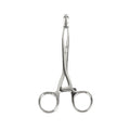 Forceps MR. STEEL Cube Tongs, pentru jocuri BDSM și roleplay, din oțel inoxidabil, lungime 16 cm, culoare argintiu