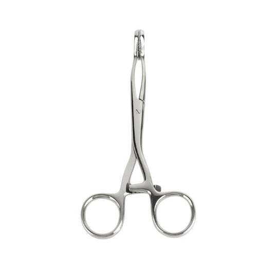 Forceps MR. STEEL Cube Tongs, pentru jocuri BDSM și roleplay, din oțel inoxidabil, lungime 16 cm, culoare argintiu