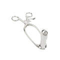 Dilatator anal MR. STEEL Barr Rectal Speculum Large, în formă de specul, din oțel inoxidabil, lungime 20 cm (mare), argintiu