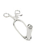 Dilatator anal MR. STEEL Barr Rectal Speculum Large, în formă de specul, din oțel inoxidabil, lungime 20 cm (mare), argintiu