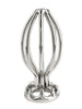 Plug anal MR. STEEL Round Wire Plug Small, design deschis cu tije din oțel inoxidabil, lungime 6.6 cm (mic), argintiu