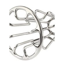 Plug anal MR. STEEL Trapezoid Wire Plug Small, design deschis cu tije din oțel inoxidabil, lungime 8 cm (mic), argintiu