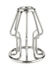 Plug anal MR. STEEL Trapezoid Wire Plug Small, design deschis cu tije din oțel inoxidabil, lungime 8 cm (mic), argintiu