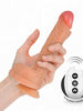 Dildo realist MR INTENSE Brosnan, funcție de penetrare automată, control prin telecomandă, bază cu ventuză pentru fixare, culoarea pielii, 22 cm