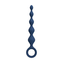 Rozariu anal MR. PLAY 5 Beads Anal , cu bile de dimensiuni progresive și inel de extracție, lungime 20.4 cm, culoare albsatru