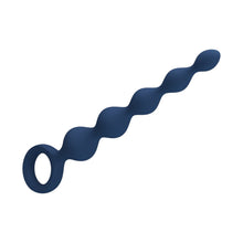 Rozariu anal MR. PLAY 5 Beads Anal , cu bile de dimensiuni progresive și inel de extracție, lungime 20.4 cm, culoare albsatru