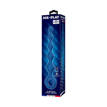 Rozariu anal MR. PLAY 5 Beads Anal , cu bile de dimensiuni progresive și inel de extracție, lungime 20.4 cm, culoare albsatru