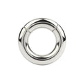 Inel pentru testicule MR. STEEL MBS Stackable Weight, cu deschidere magnetică, din oțel inoxidabil, diametru 4.2 cm (mediu), argintiu