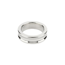 Inel pentru penis MR. STEEL The Imperator C-Ring, din oțel inoxidabil, diametru 4 cm (mic), argintiu