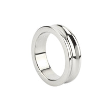 Inel pentru penis MR. STEEL The Imperator C-Ring, din oțel inoxidabil, diametru 4 cm (mic), argintiu