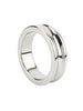 Inel pentru penis MR. STEEL The Imperator C-Ring, din oțel inoxidabil, diametru 4 cm (mic), argintiu