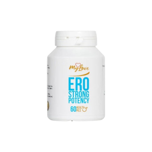 Capsule MYLOVE Ero Strong Potency, pentru potență, vitalitate și sănătate sexuală masculină, cu arginină, 60 buc