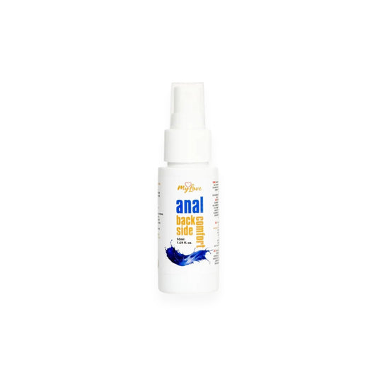 Lubrifiant anal MYLOVE Anal Back Side Comfort, pe bază de apă, pentru lubrifiere de lungă durată, cu miros mentolat, 50 ml