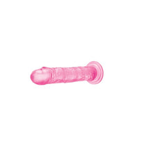 Dildo ME YOU US Ultra Cock Jelly, compatibil cu hamuri strap-on, rezistent la apa, lungime 21.5 cm, culoare roz